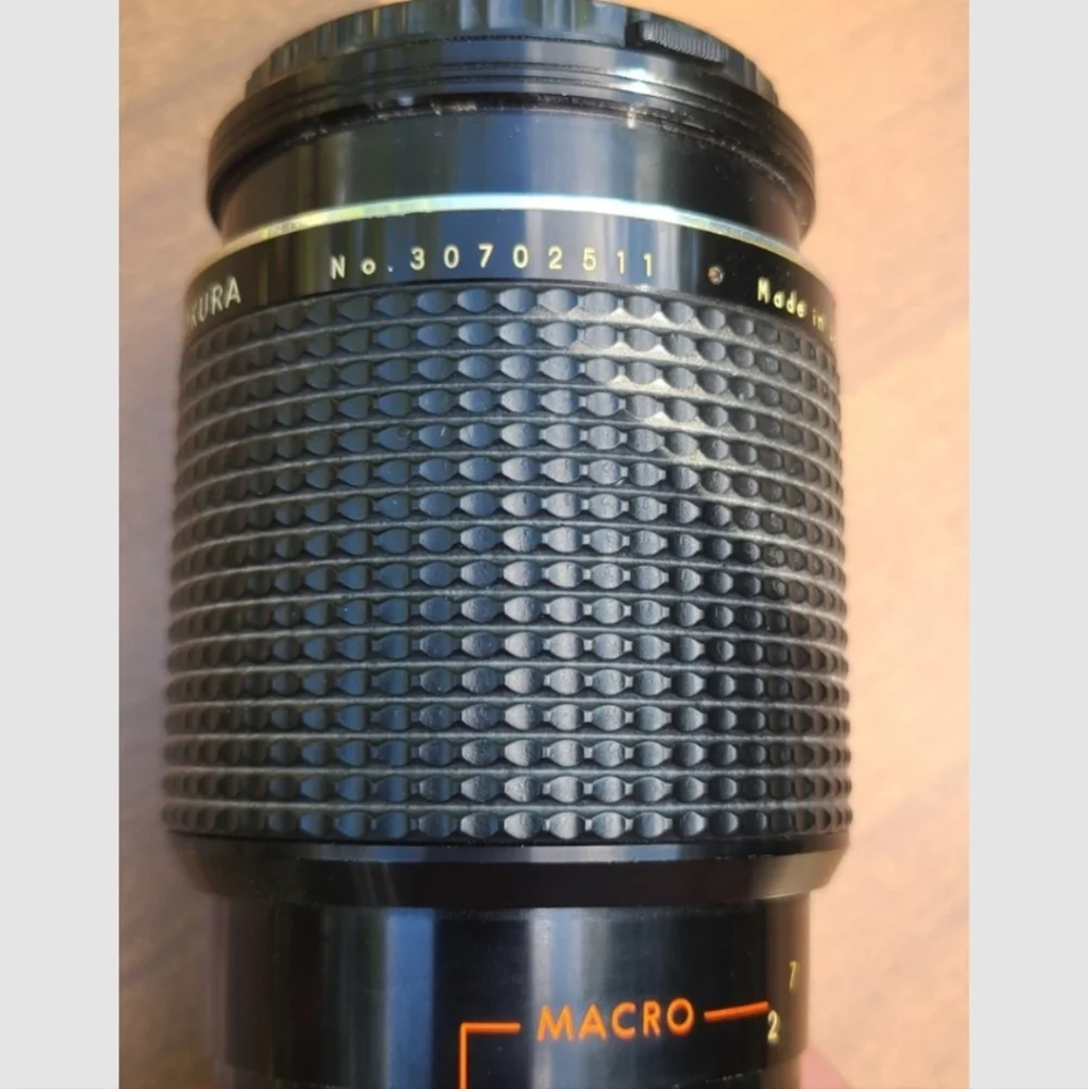 Vintage Nikura 75-200 mm 1:4 Manual Focus Zoom Lens With Case made in Korea